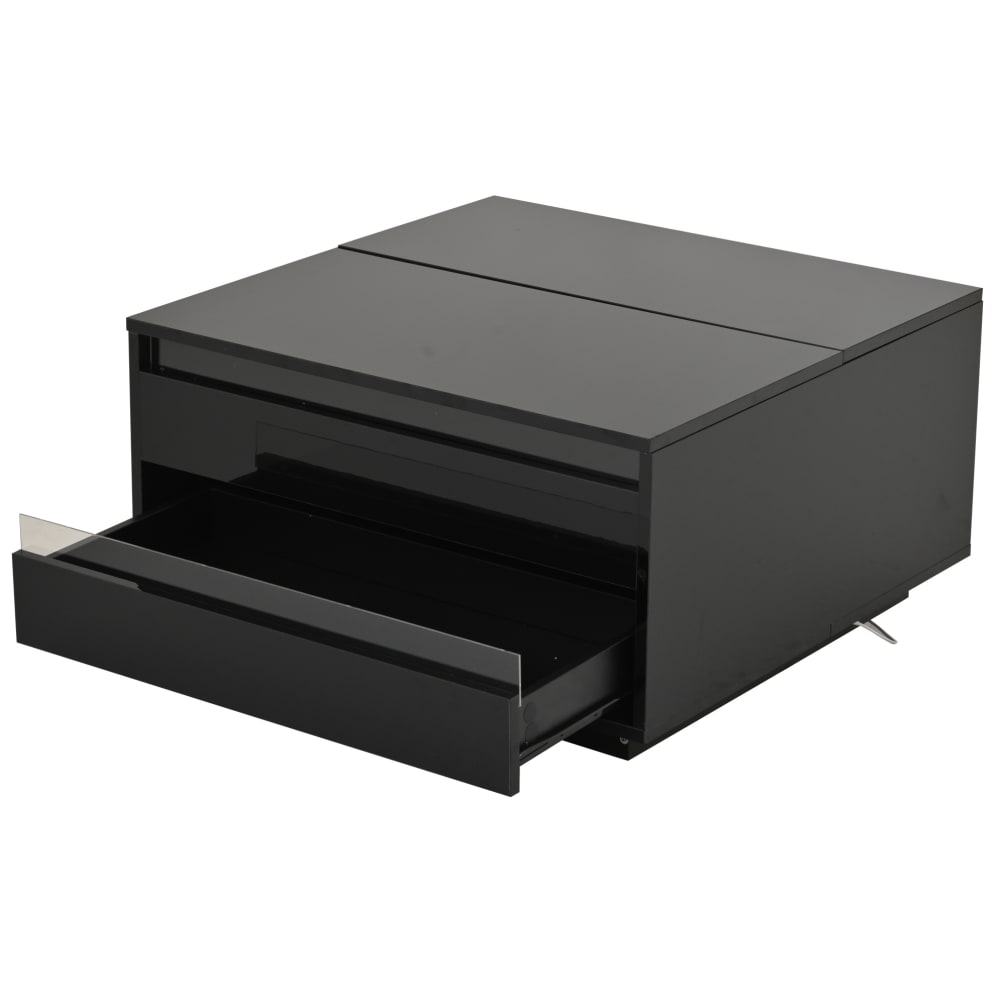 wohnli-moebel-suche-M26206919 Wohnli Möbelsuche - Couchtisch aus Spanplatte schwarz mit Hubplatte und LED