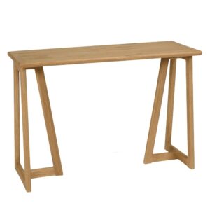 110 cm lange Konsole aus Mindi-Holz 110x77x40cm Holz Braun MACABANE Möbel Wohnzimmermöbel Konsolentische