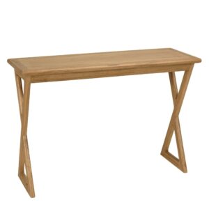 110 cm lange Konsole aus Mindi-Holz 110x76x40cm Holz Braun MACABANE Möbel Wohnzimmermöbel Konsolentische
