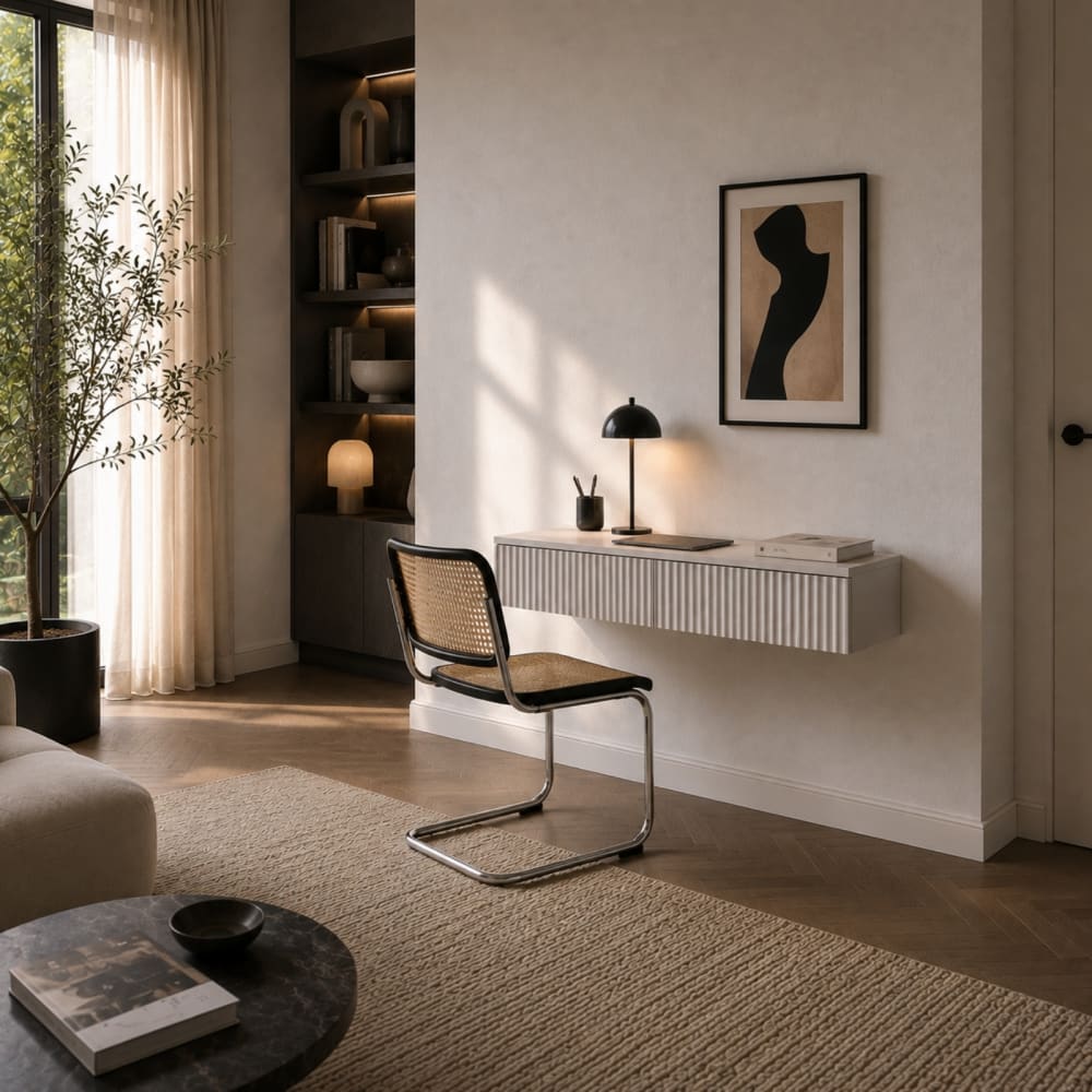 Wohnli Möbelsuche - Wandkonsole mit 2 Schubladen aus MDF