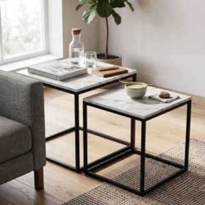 Wohnli Möbelsuche - 2er-Set Couchtische eckig
