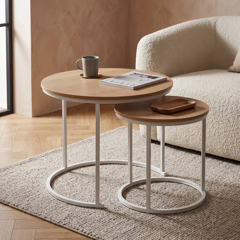 wohnli-moebel-suche-M26211493 Wohnli Möbelsuche - 2er-Set Couchtische rund