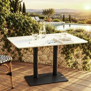 wohnli-moebel-suche-M26213360 Wohnli Möbelsuche - Set Nr. 1: rechteckiger Bistrotisch 120 x 70 cm aus hell marmorierter