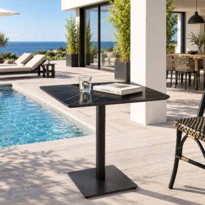wohnli-moebel-suche-M26213365 Wohnli Möbelsuche - Set Nr. 2: Bistrotisch 70 x 70 cm aus schwarz marmorierter Keramik