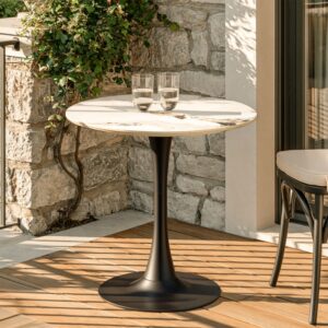 wohnli-moebel-suche-M26213371 Wohnli Möbelsuche - Set Nr. 3: Bistrotisch D70cm aus hell marmorierter Keramik