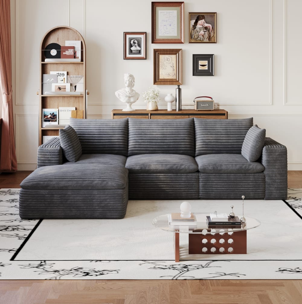 wohnli-moebel-suche-M26213506 Wohnli Möbelsuche - Modulares sofa mit Schaumstoffpolsterung 260x160x82 cm