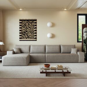 wohnli-moebel-suche-M26213517 Wohnli Möbelsuche - Modulares Ecksofa mit Chaiselongue aus Cordstoff