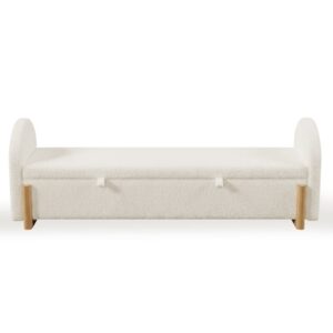 wohnli-moebel-suche-M26214390 Wohnli Möbelsuche - Bettbank aus Polyester weiß mit Stauraum