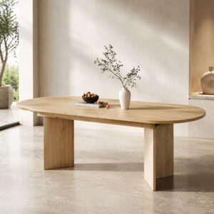 Ausziehbarer Esstisch aus Holzwerkstoff eichenfarben 120/160 x 80 cm 160x76x80cm Spanplatte Beige Hauss Spole Möbel Esszimmermöbel Esstische