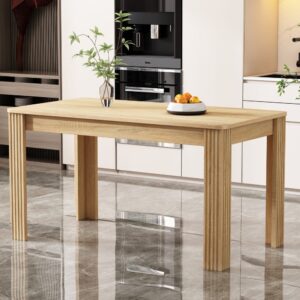 wohnli-moebel-suche-M26214399-1 Esstisch aus Holzwerkstoff eichenfarben 116x75x65cm Spanplatte Beige Hauss Spole Möbel Esszimmermöbel Esstische