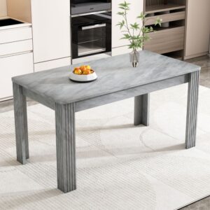 wohnli-moebel-suche-M26214400-1 Esstisch aus Holzwerkstoff grau 116x75x65cm Spanplatte Grau Hauss Spole Möbel Esszimmermöbel Esstische