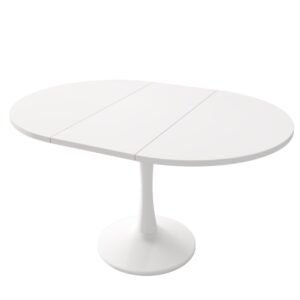 wohnli-moebel-suche-M26214416 Wohnli Möbelsuche - Esstisch oval aus Holzwerkstoff weiß