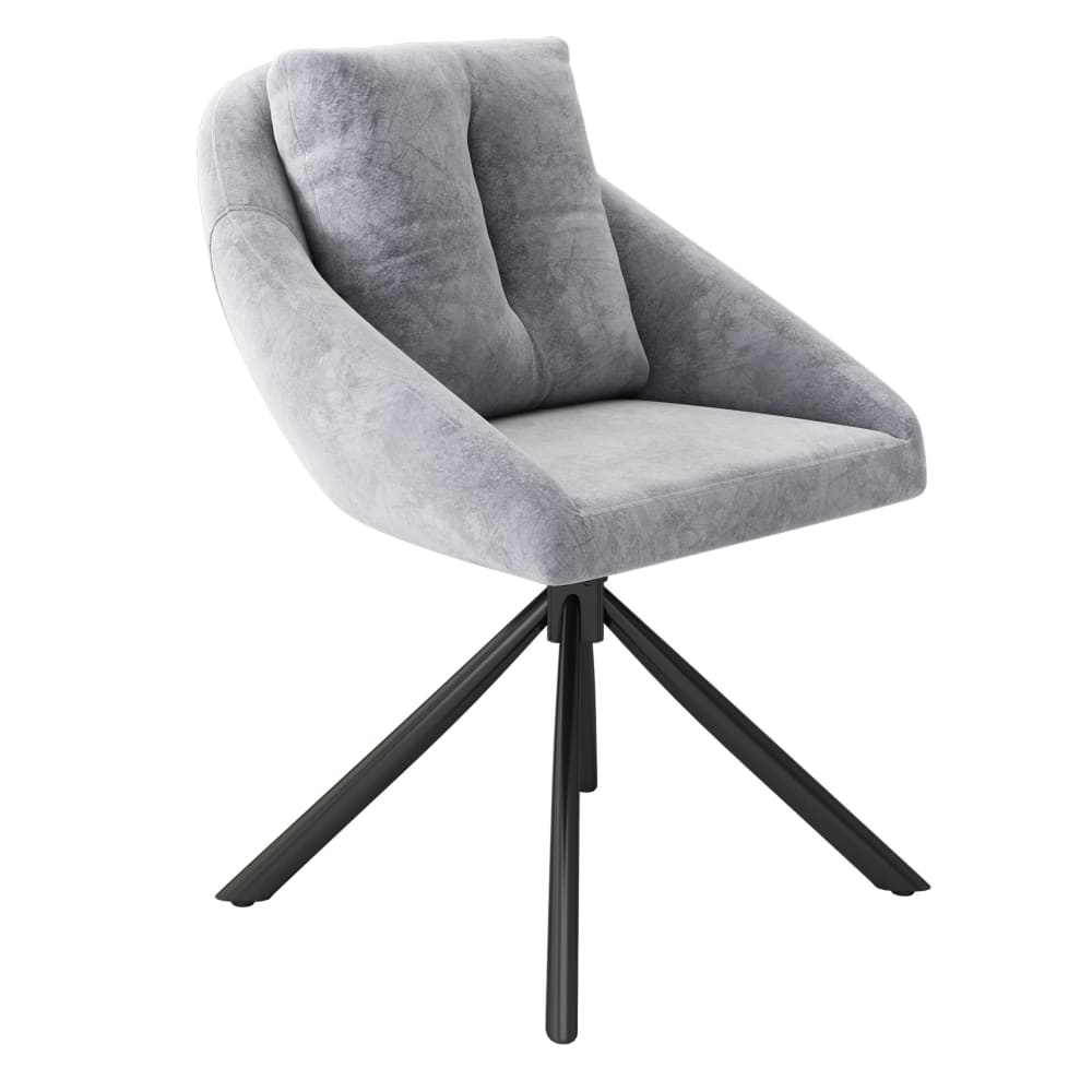 wohnli-moebel-suche-M26214443 Wohnli Möbelsuche - Drehstühle im 2er-Set aus Polyester grau