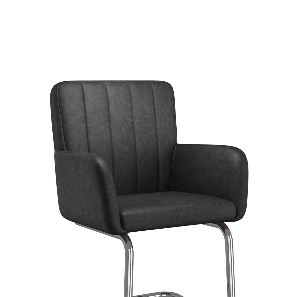 wohnli-moebel-suche-M26214458 Wohnli Möbelsuche - Esszimmerstühle im 2er-Set aus Polyurethan schwarz