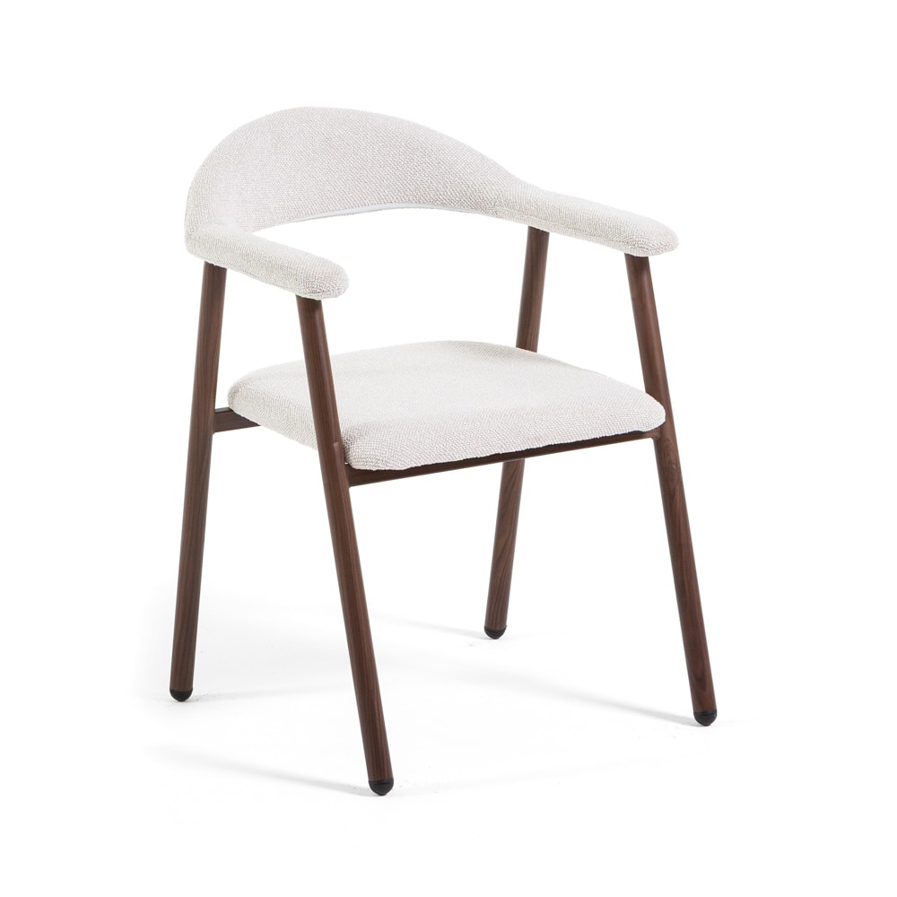 wohnli-moebel-suche-M26214666 Wohnli Möbelsuche - 2er-Set Sessel aus Bouclé-Stoff mit Beinen in Holzoptik