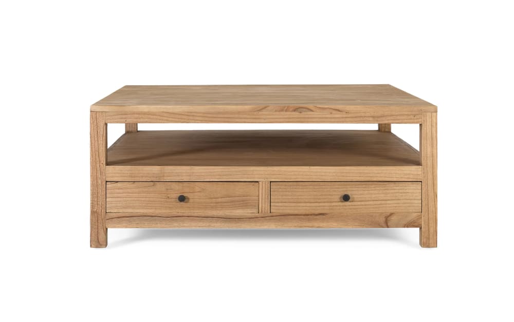 Wohnli Möbelsuche - Quadratischer Couchtisch aus Mindi-Holz