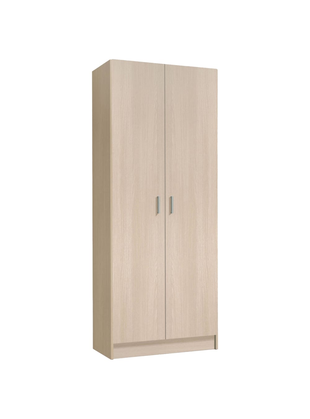 Wohnli Möbelsuche - Mehrzweckschrank 2 Türen mit Eichenholzeffekt 73x37h180 cm