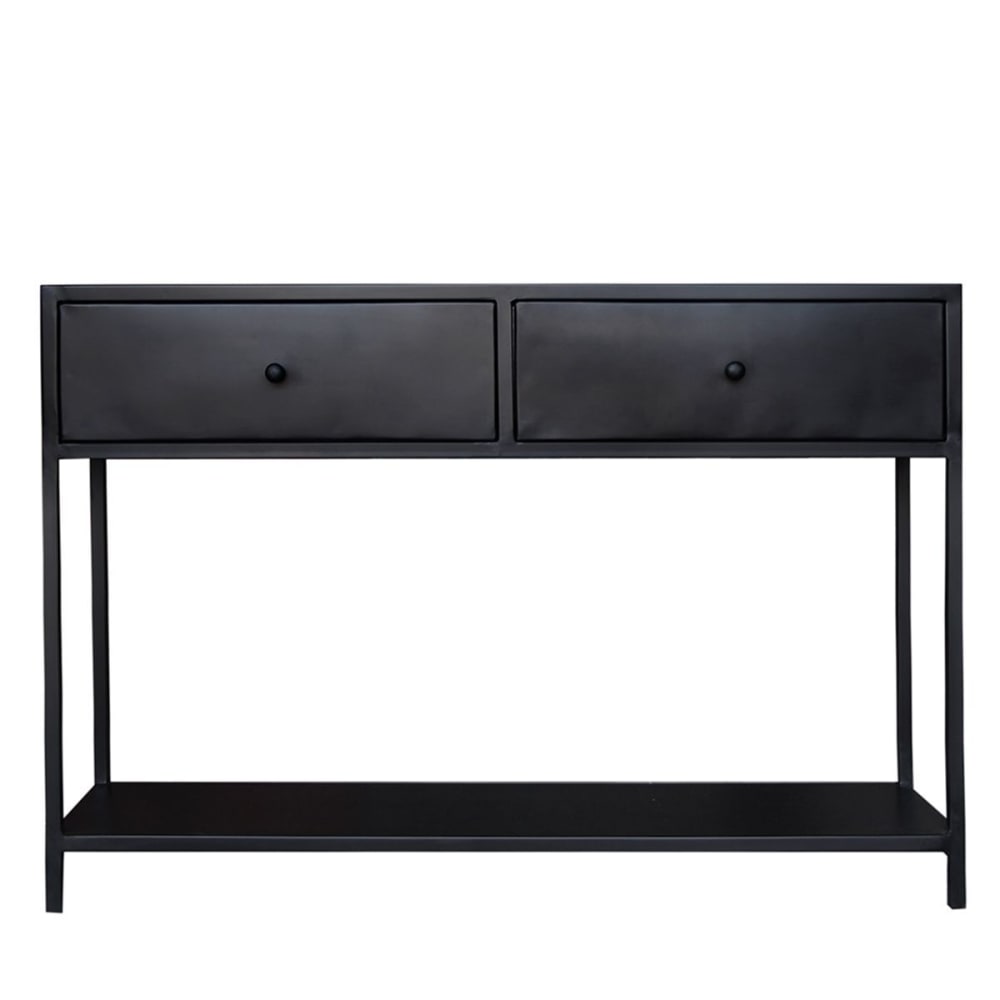 Wohnli Möbelsuche - Metallkonsole mit 2 Schubladen