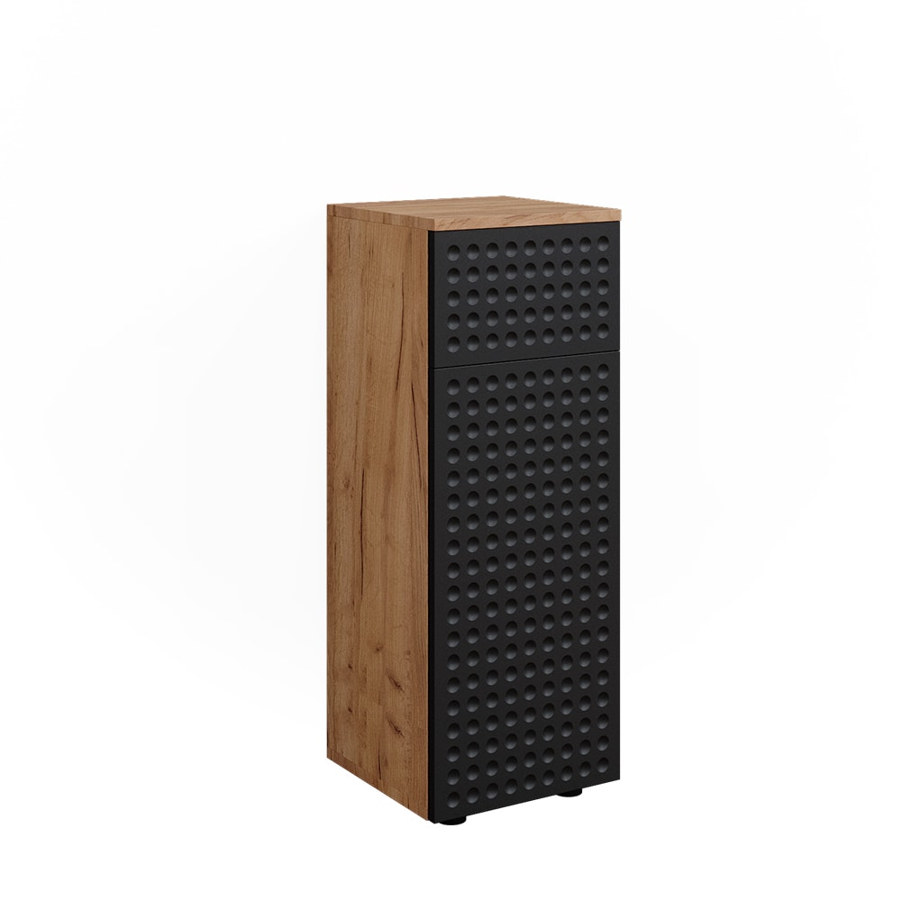 wohnli-moebel-suche-Midischrank-Anthrazit-gepunktet-30-x-81-cm Wohnli Möbelsuche - Midischrank