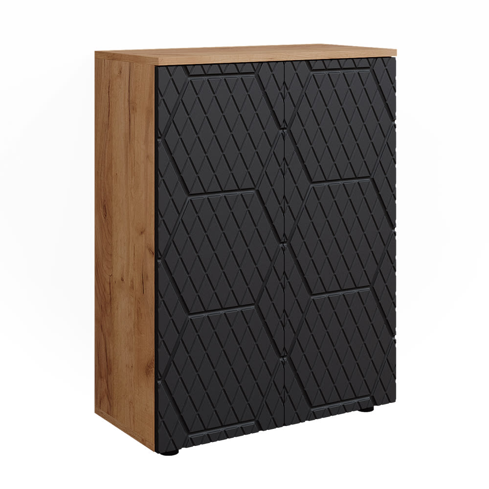 wohnli-moebel-suche-Midischrank-Anthrazit-gestreift-60x81cm Wohnli Möbelsuche - Midischrank Anthrazit gestreift 60x81cm