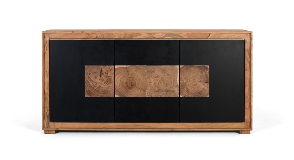 Wohnli Möbelsuche - Modernes Sideboard aus Mangoholz und Eisenbeinen