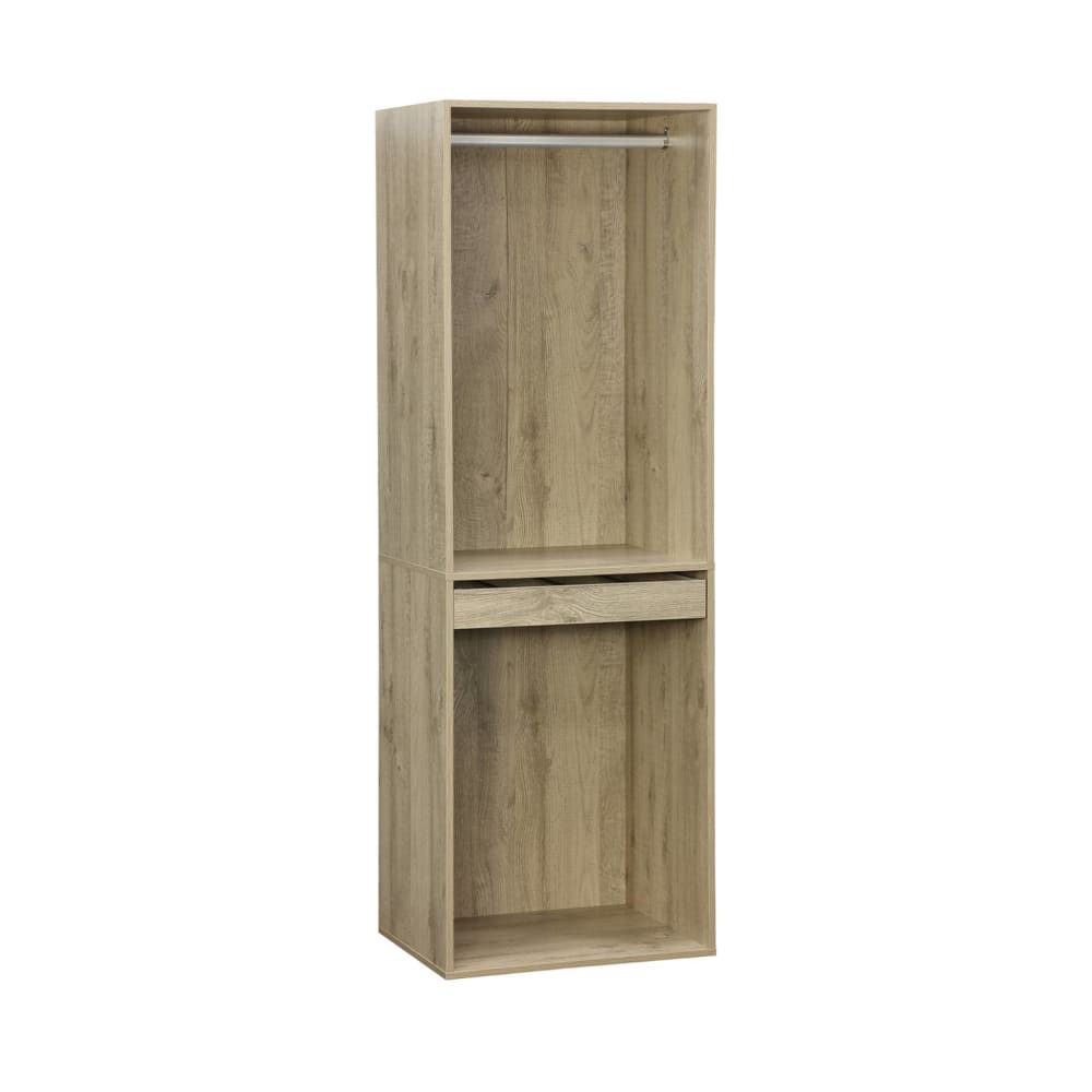 Wohnli Möbelsuche - Modul begehbarer Kleiderschrank Naturfarben