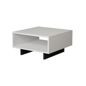wohnli-moebel-suche-Niedriger-Tisch-mit-1-Regal-L60-cm-Weiss Wohnli Möbelsuche - Niedriger Tisch mit 1 Regal L60 cm - Weiß