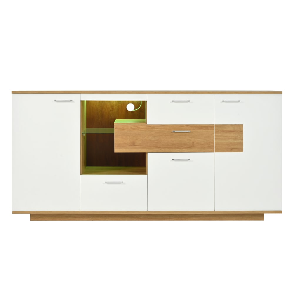 Wohnli Möbelsuche - Niedriges Designer-Sideboard mit LED-Beleuchtung