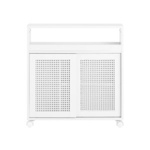 wohnli-moebel-suche-Nischenschrank-mit-Rollen-Holz-Weiss Wohnli Möbelsuche - Nischenschrank mit Rollen Holz Weiß