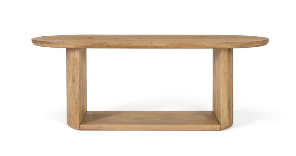 Wohnli Möbelsuche - Ovaler Tisch aus Mangoholz 210 cm