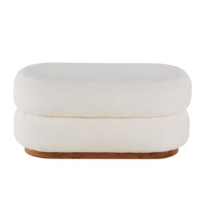 Wohnli Möbelsuche - Polsterbank mit Bouclé-Bezug