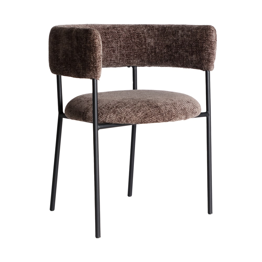 wohnli-moebel-suche-Polyester-Stuhl-in-brauner-Farbe-59x59x74cm Wohnli Möbelsuche - Polyester Stuhl in brauner Farbe 59x59x74cm