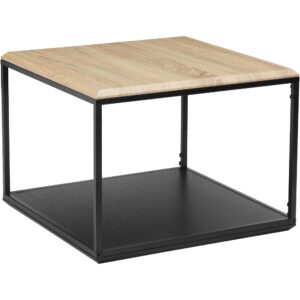 wohnli-moebel-suche-Quadratischer-Couchtisch-in-Eichenoptik-schwarz Wohnli Möbelsuche - Quadratischer Couchtisch in Eichenoptik