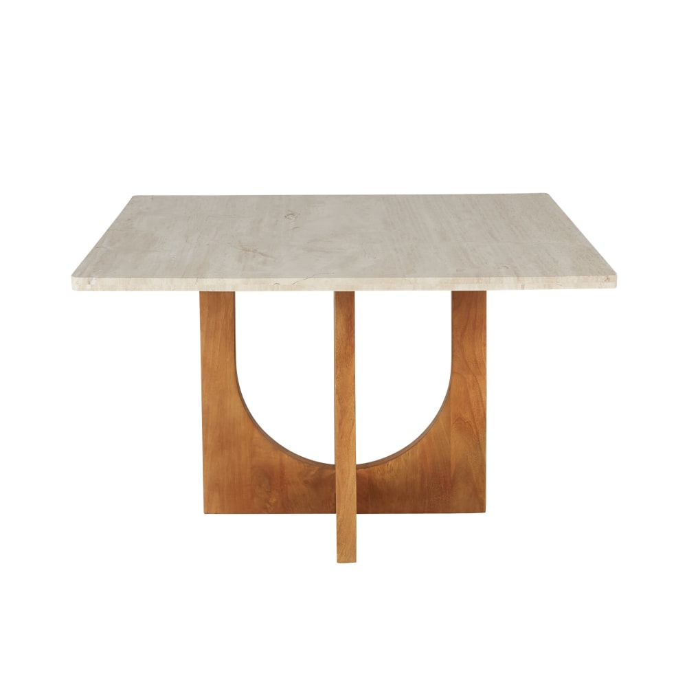wohnli-moebel-suche-Quadratischer-Esstisch-aus-Travertin-und-massivem-Mangoholz-6-Personen-L120cm Wohnli Möbelsuche - Quadratischer Esstisch aus Travertin und massivem Mangoholz