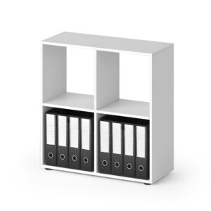 wohnli-moebel-suche-Raumteiler-mit-2-Faltboxen-Weiss-72.6-x-72cm Wohnli Möbelsuche - Raumteiler mit 2 Faltboxen