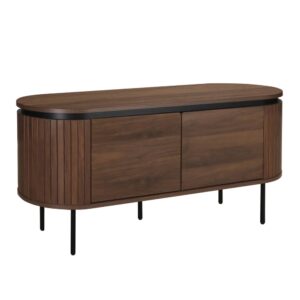 wohnli-moebel-suche-Rechteckiger-TV-Schrank-mit-2-Tueren-L120-cm-dunkler-Holzeffekt Wohnli Möbelsuche - Rechteckiger TV-Schrank mit 2 Türen