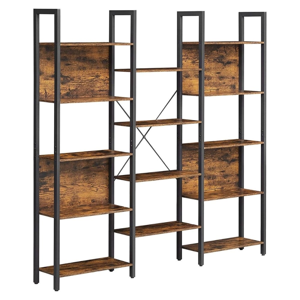 wohnli-moebel-suche-Regal-14-Ebenen-Industrial-Stil-L158-x-H166-cm-Schwarz Wohnli Möbelsuche - Regal 14 Ebenen Industrial-Stil - L158 x H166 cm - Schwarz