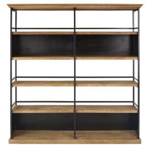 wohnli-moebel-suche-Regal-aus-Mangoholz-und-schwarzem-Metall Wohnli Möbelsuche - Regal aus Mangoholz und schwarzem Metall