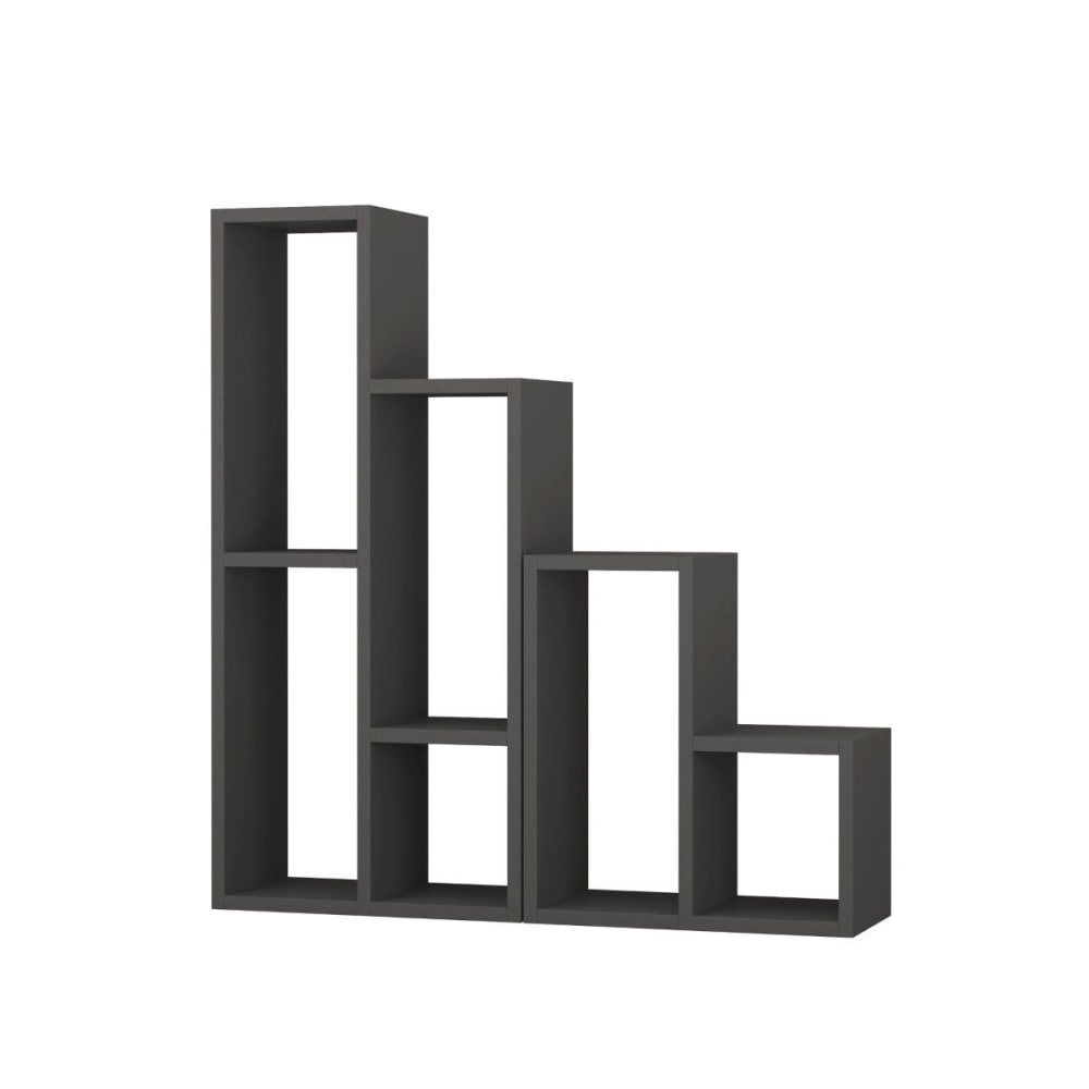 wohnli-moebel-suche-Regal-mit-10-Faechern-H89-cm-Anthrazitgrau Wohnli Möbelsuche - Regal mit 10 Fächern H89 cm - Anthrazitgrau
