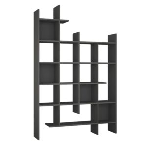 wohnli-moebel-suche-Regal-mit-18-Faechern-H188-cm-Anthrazitgrau Wohnli Möbelsuche - Regal mit 18 Fächern H188 cm - Anthrazitgrau