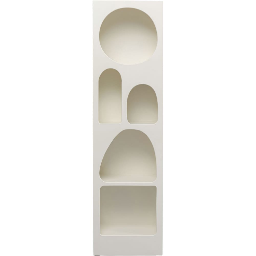 wohnli-moebel-suche-Regal-mit-5-Faechern-aus-Holz-weiss-48x180cm Wohnli Möbelsuche - Regal mit 5 Fächern aus Holz