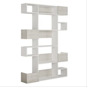 wohnli-moebel-suche-Regal-mit-9-Faechern-L120-cm-Weiss Wohnli Möbelsuche - Regal mit 9 Fächern L120 cm - Weiß