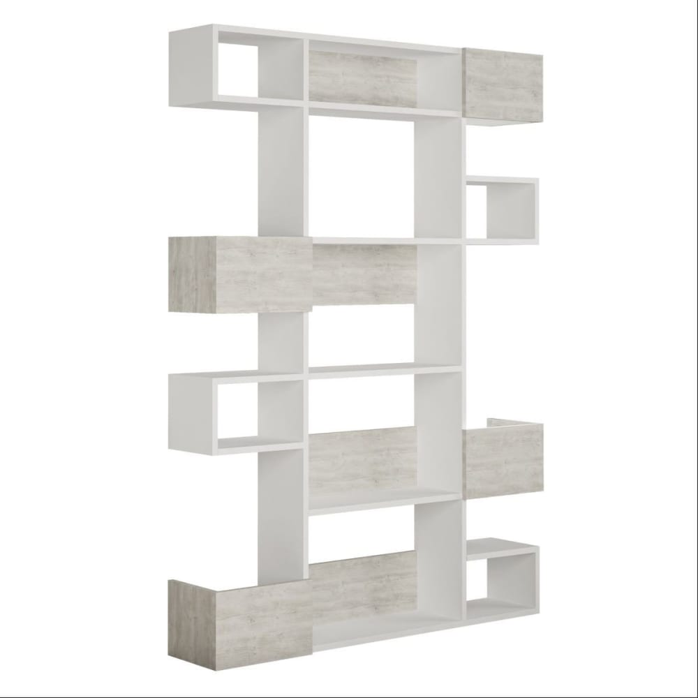 Wohnli Möbelsuche - Regal mit 9 Fächern L120 cm - Weiß