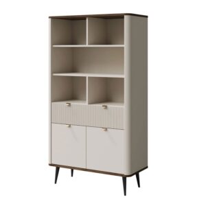 wohnli-moebel-suche-Regal-mit-offenen-Faechern-aus-MDF-90x40x163cm-kaschmir-braun Wohnli Möbelsuche - Regal mit offenen Fächern