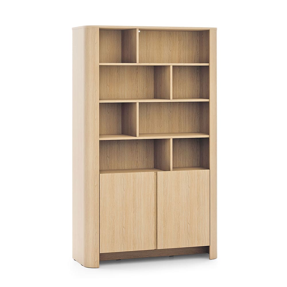 wohnli-moebel-suche-Regalschrank-mit-2-Tueren-aus-Spanplatte-103x39x170cm-eiche-vicenza Wohnli Möbelsuche - Regalschrank mit 2 Türen aus Spanplatte