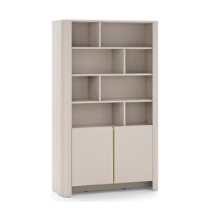 Wohnli Möbelsuche - Regalschrank mit 2 Türen aus Spanplatte