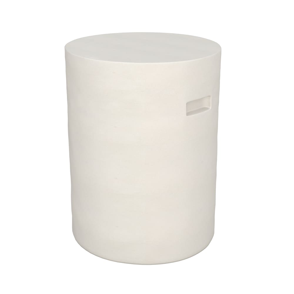 wohnli-moebel-suche-Runder-Beistelltisch-aus-weissem-Beton-zylindrische-Form-D35cm Wohnli Möbelsuche - Runder Beistelltisch aus weißem Beton