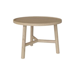 Wohnli Möbelsuche - Runder Couchtisch aus Mindi-Holz