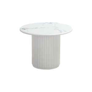 Wohnli Möbelsuche - Runder Couchtisch im skandinavischen Stil Weiß