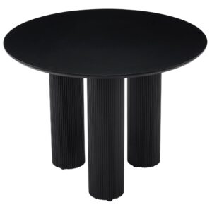 Wohnli Möbelsuche - Runder Esstisch mit geriffelten Säulenbeinen